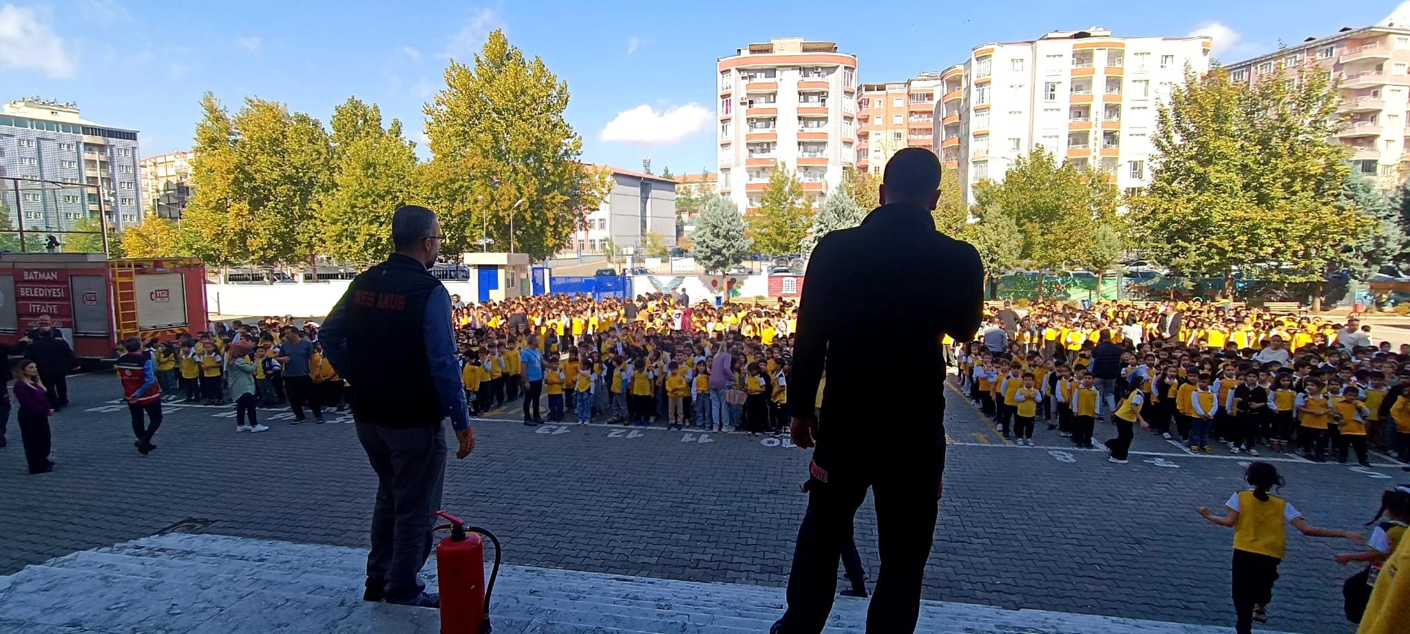 İtfaiye’den 1.400 Öğrenciye Yangın Eğitimi