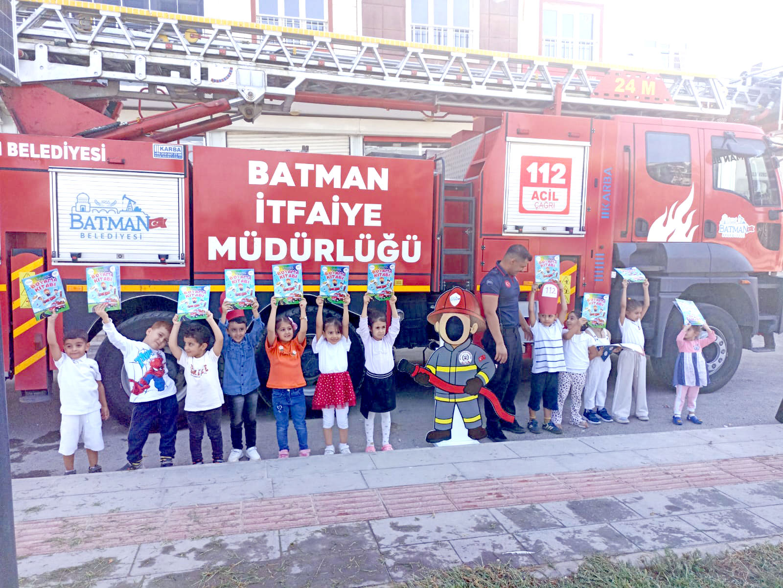 Batman İtfaiyesinden 4-6 Yaş Kur’an Kurslarına Ziyaret