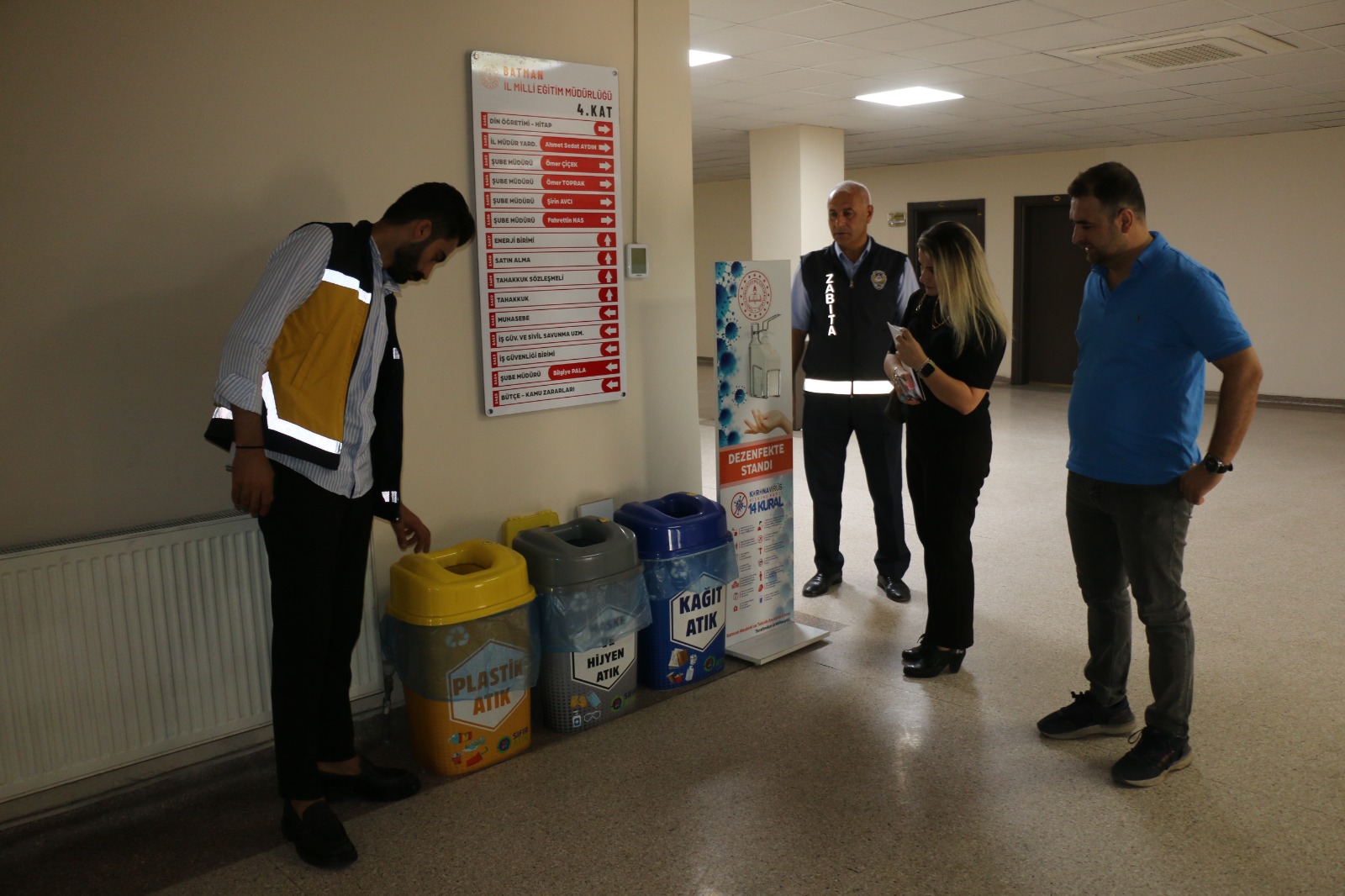 Kurumlarda Geri Dönüştürme Kutuları Denetimi Başladı