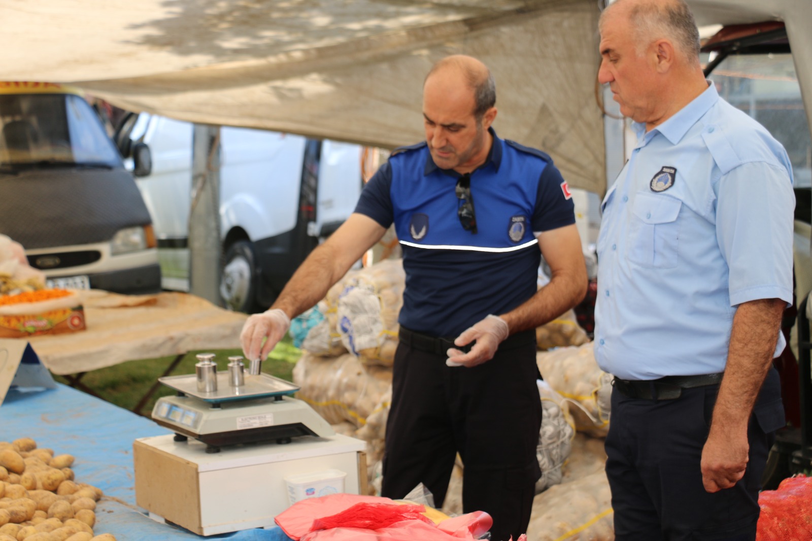 Pazarcı Esnafının Ölçüm Cihazları Test Edildi