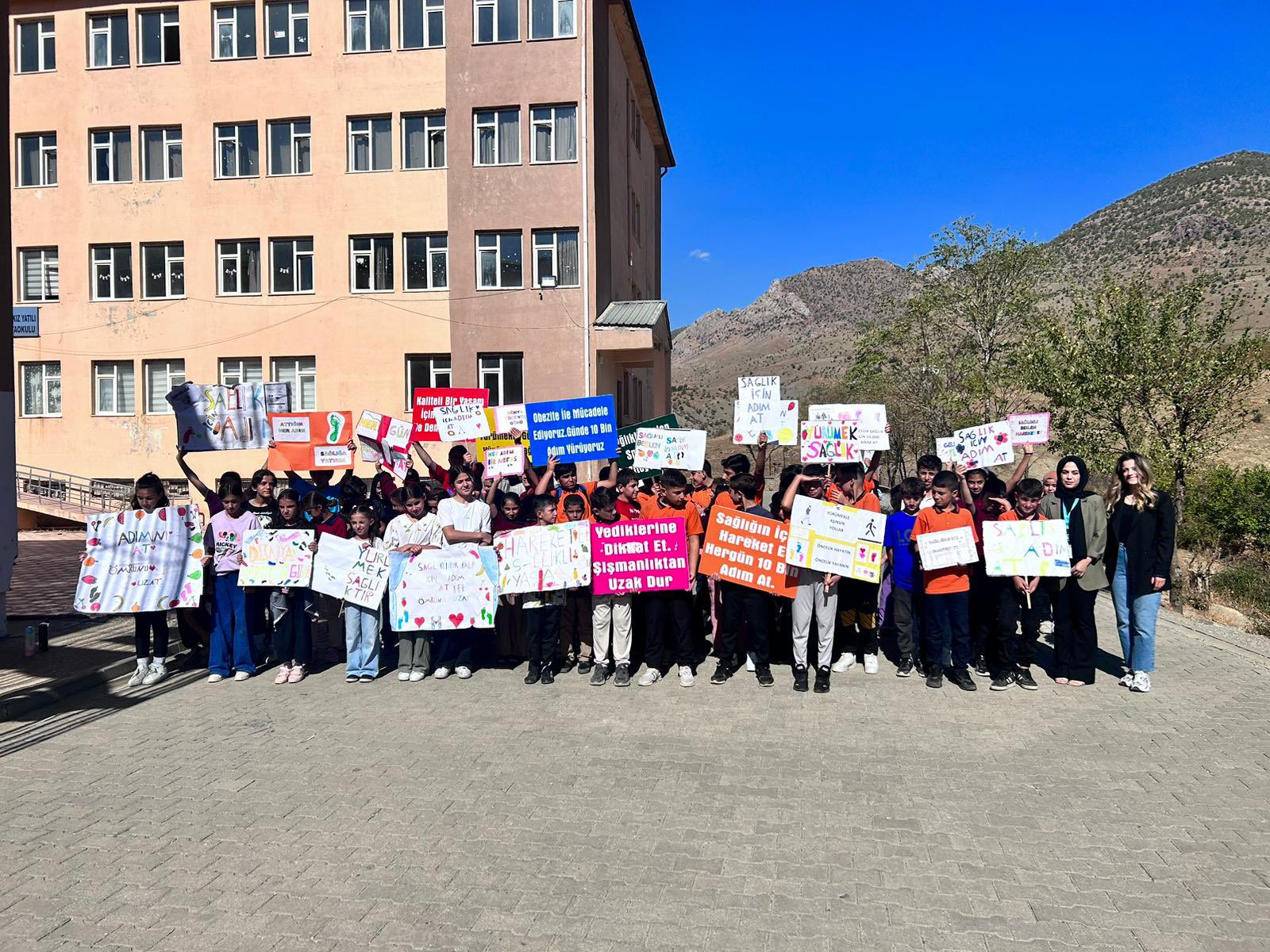 Sason’da Dünya Yürüyüş Günü Etkinliği Düzenlendi