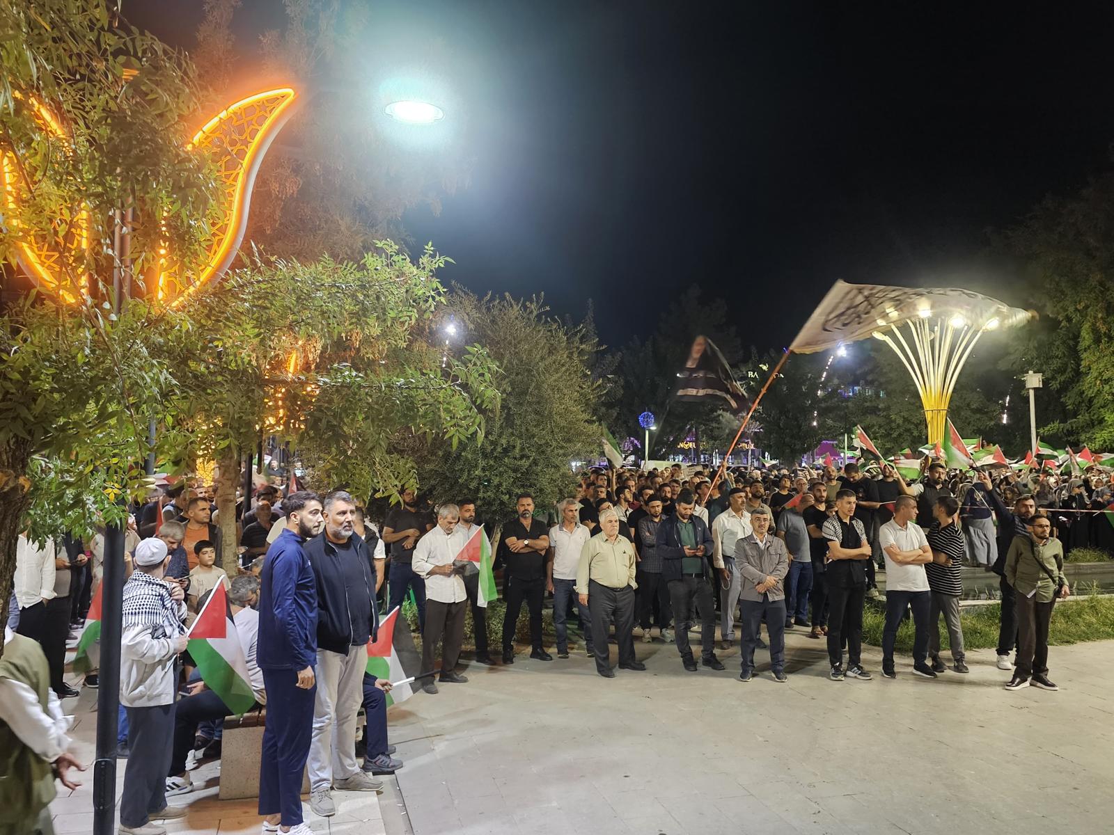 Batman’da “Sumud’a Selam, İsrail’e Lanet” Mitingi