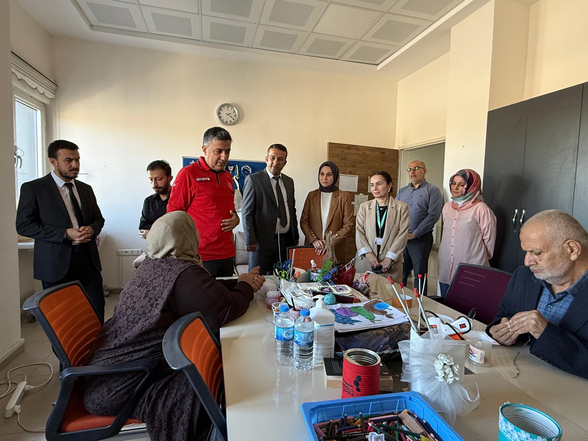 Müdür Solmaz, Toplum ve Ruh Sağlığı Merkezi’nde İncelemelerde Bulundu