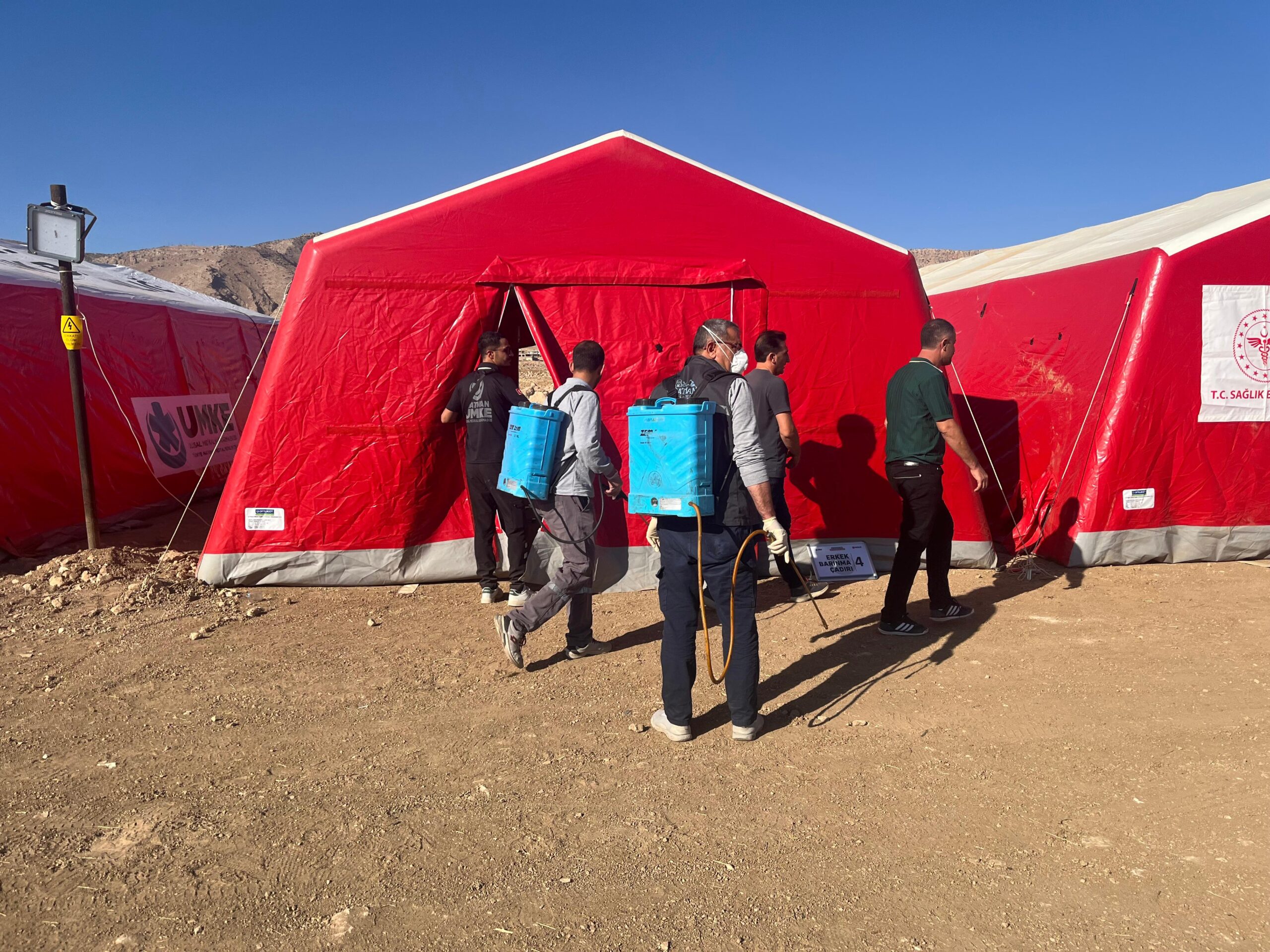 Batman Belediyesi’nden UMKE Tatbikat Alanına İlaçlama