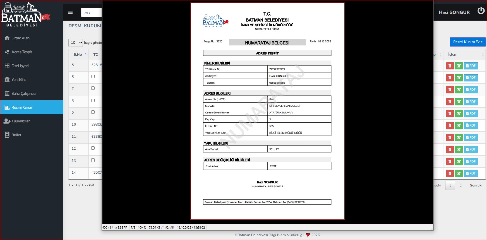 Batman Belediyesi Kendi Yazılımını Üretti
