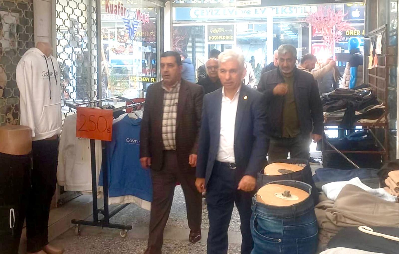 BESOB Başkanı Kaplan’dan Çarşı Esnafına Ziyaret