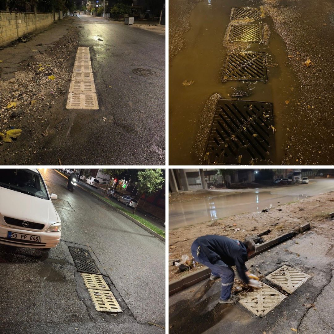 Belediye su birikintilerine hızla müdahale etti