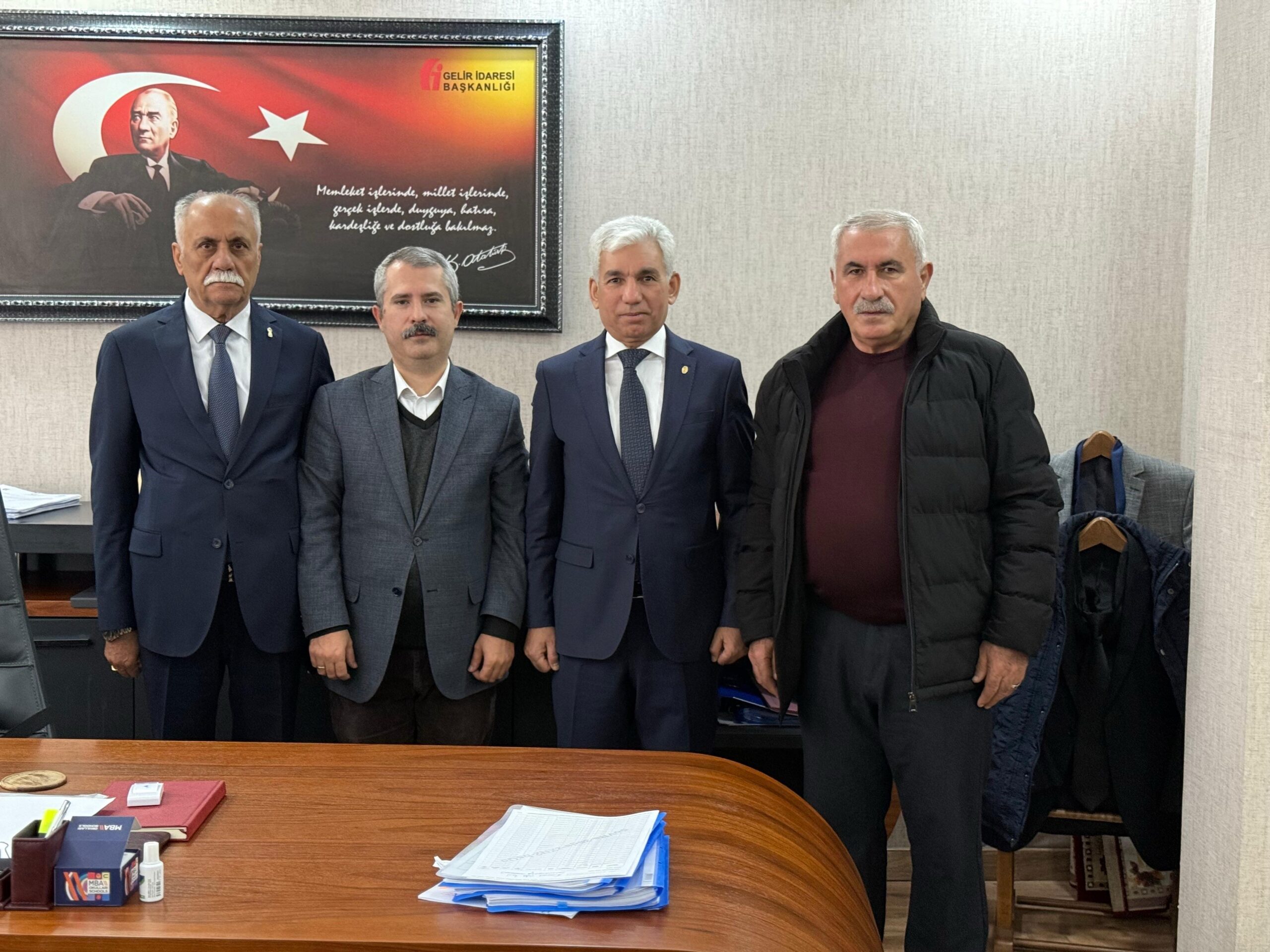 BESOB Başkanı Kaplandan’dan Vergi Dairesi Müdürüne Ziyaret.