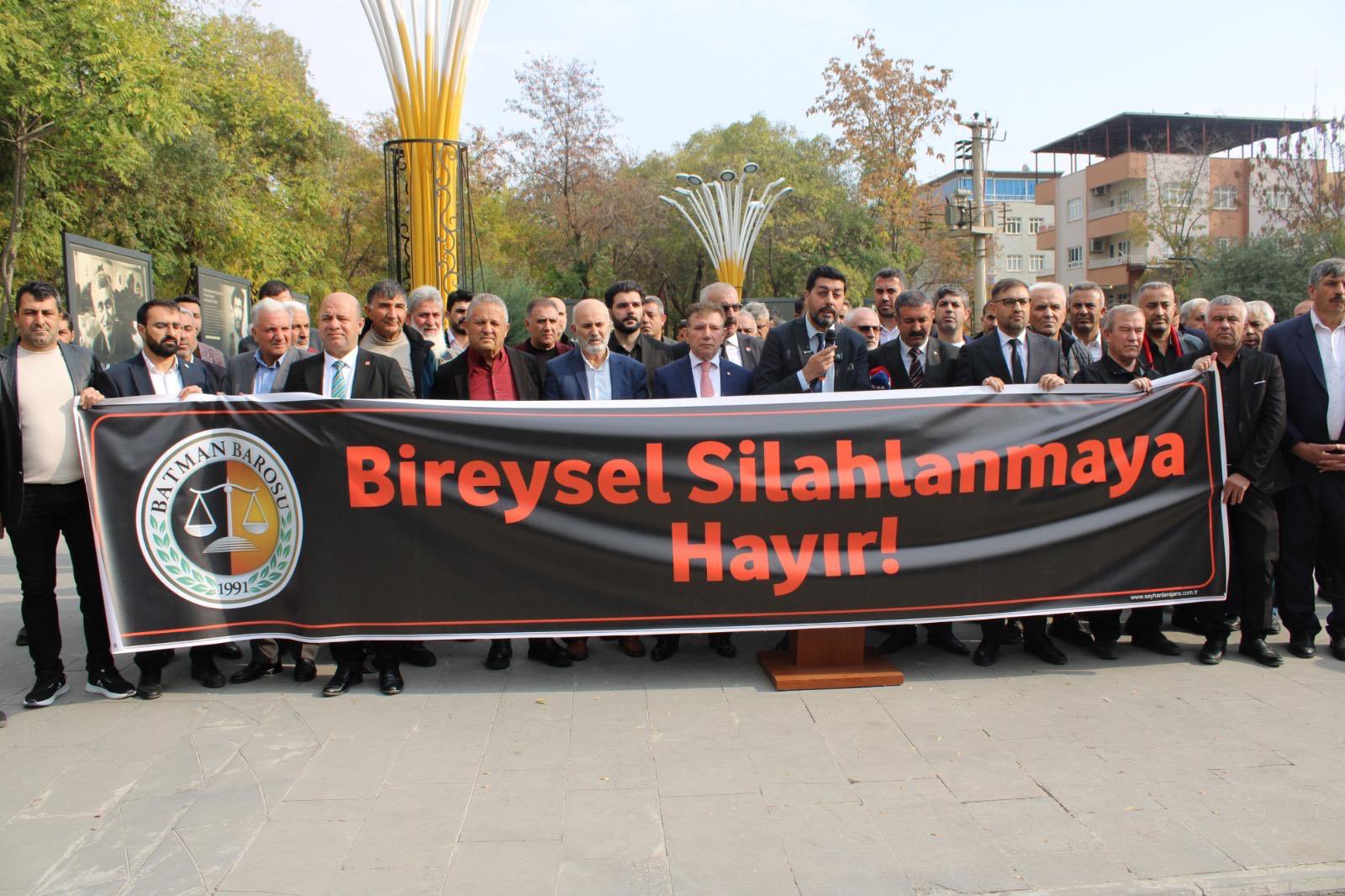 Baro, STK’lar ve Siyasi Partilerden Silahlanmaya Karşı Ortak Tepki: ‘Bireysel silahlanma halk güvenliğini tehdit ediyor’