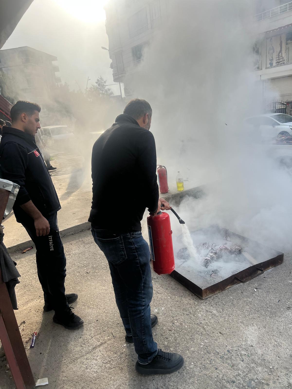 İtfaiyeden Tekstil Fabrikasında Yangın Tatbikatı