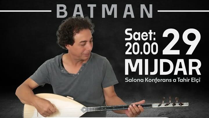 Jan Axin, 29 Kasım’da Batman’da konser verecek