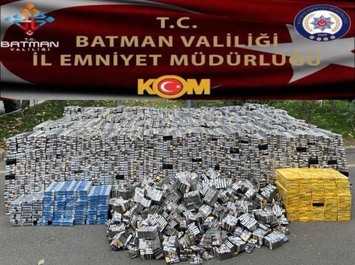 44 Bin 900 Paket Kaçak Sigara Ele Geçirildi