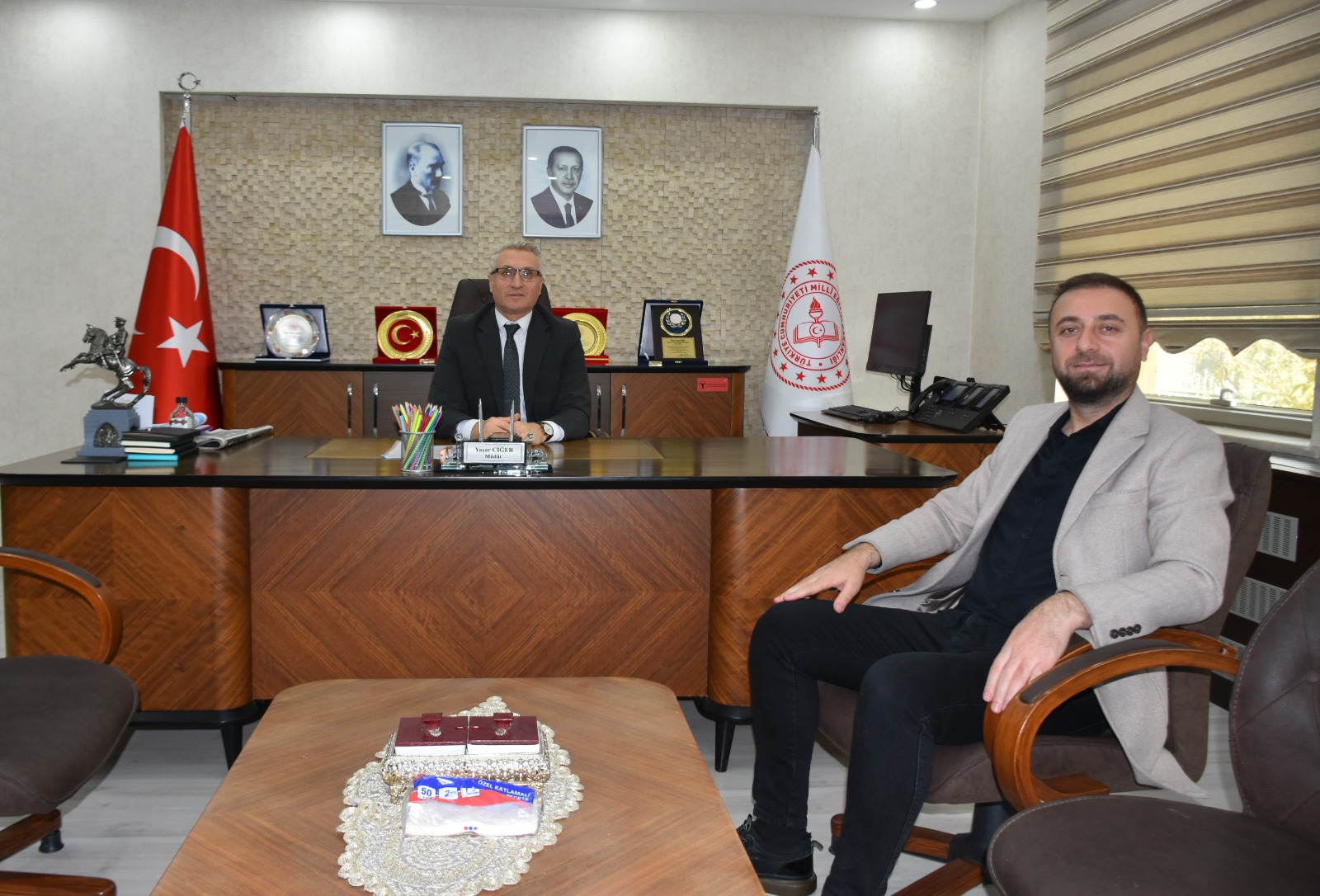 Gençlik Konseyi Başkanı Görük’ten İl Müdürü Ciğer’e Ziyaret