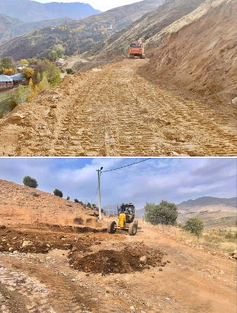 Sason’da Köy Yollarında Çalışmalar Aralıksız Sürüyor