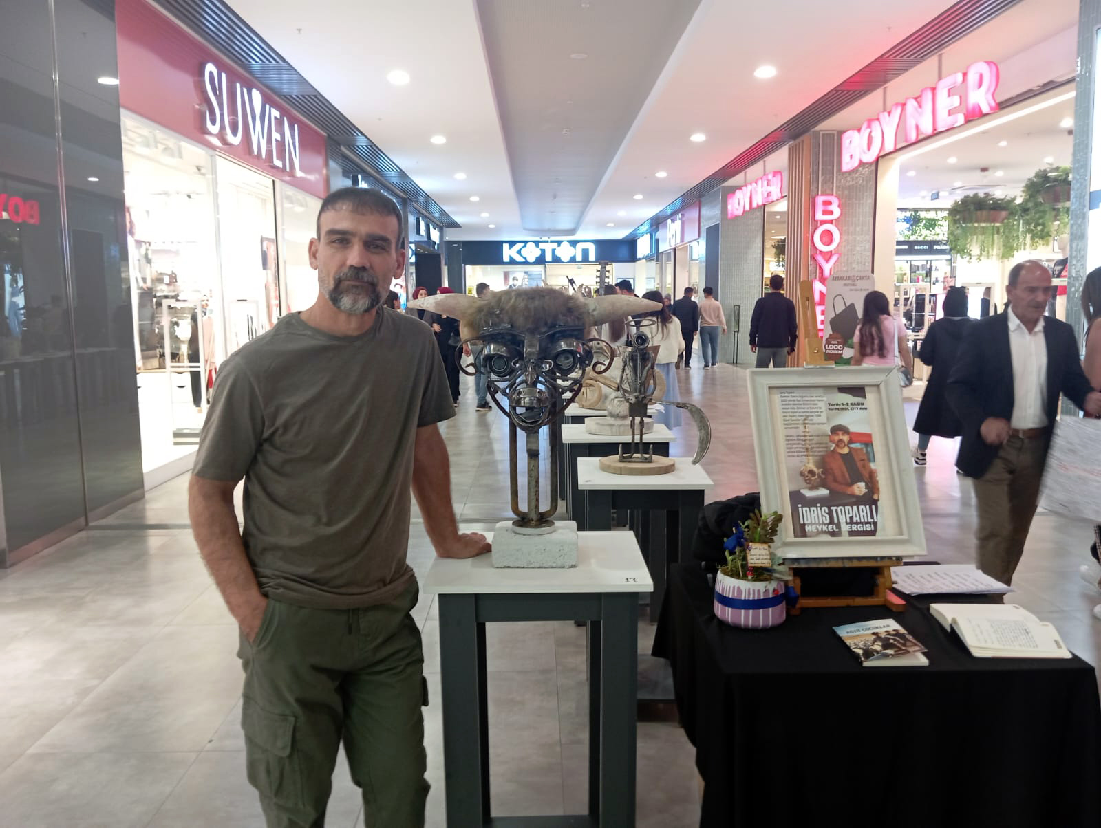 Heykeltıraş İdris Toparlı’dan “Doğadan Sesler” Sergisi