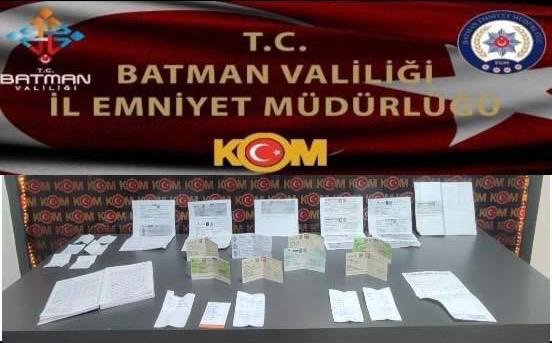 Batman’da Tefecilik Ve İşyeri Kurşunlama Operasyonu: 2 Tutuklama