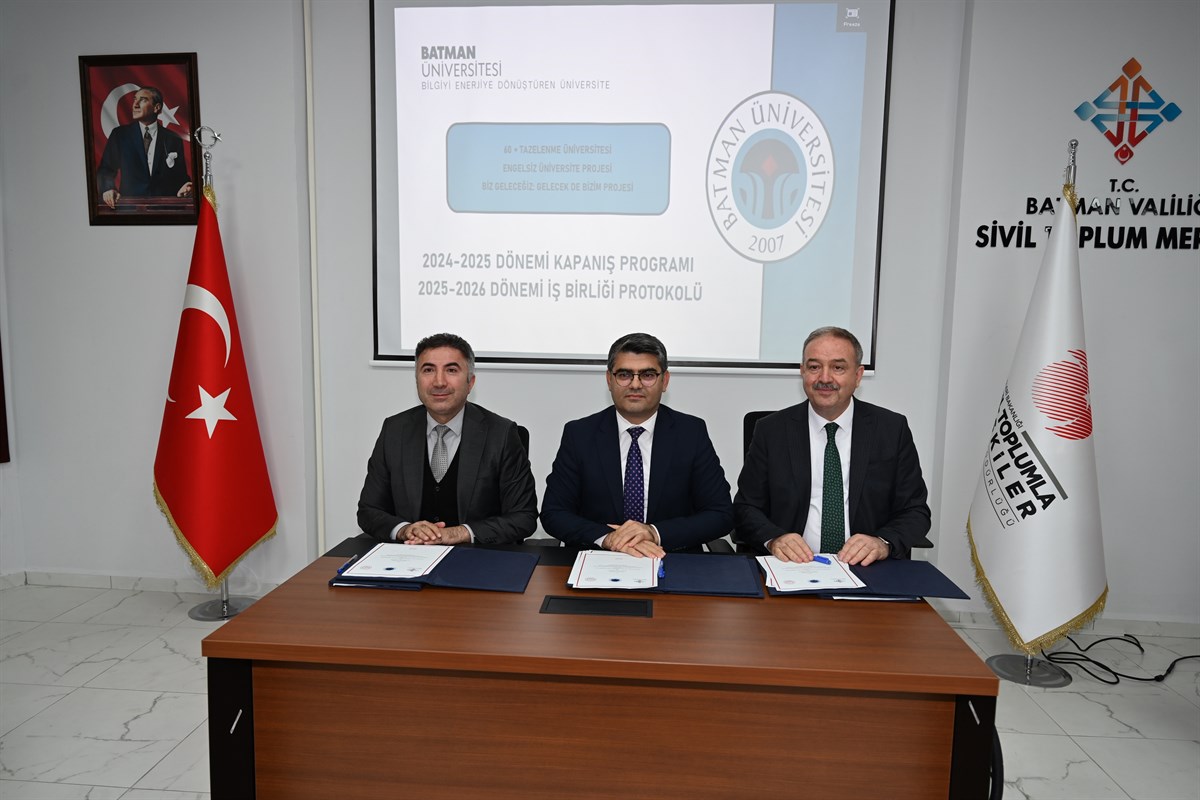 Üniversite ile Yürütülen Sosyal Sorumluluk Projeleri İçin Protokol İmzalandı