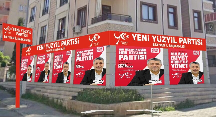 Yeni Yüzyıl Partisi Batman İl Başkanlığı Açılışa Hazırlanıyor