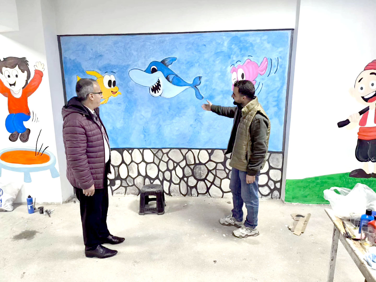 4-6 Yaş Kur’an Kursu Duvarları Sanatla Renklendi