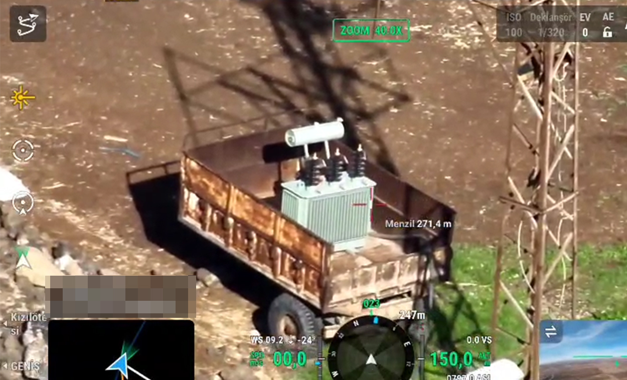 Mobil Kaçak Trafolar Dronlardan Kaçamadı