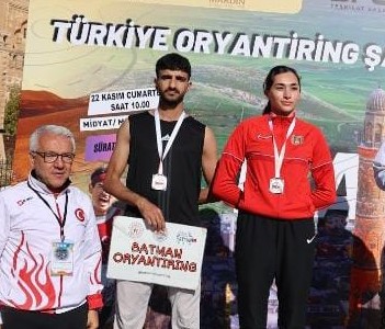 Bilal Orpak Oryantiringde Türkiye İkincisi Oldu