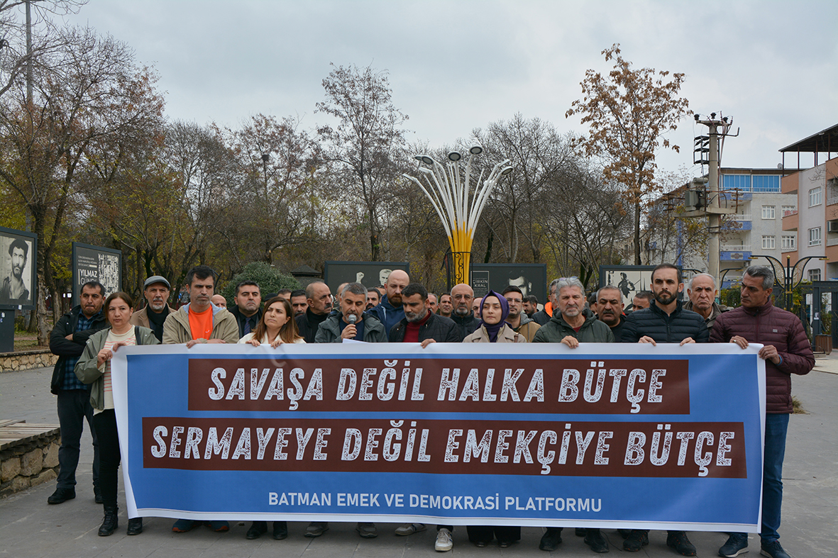 Emek ve Demokrasi Platformu: “Savaşa Değil Halka Bütçe”