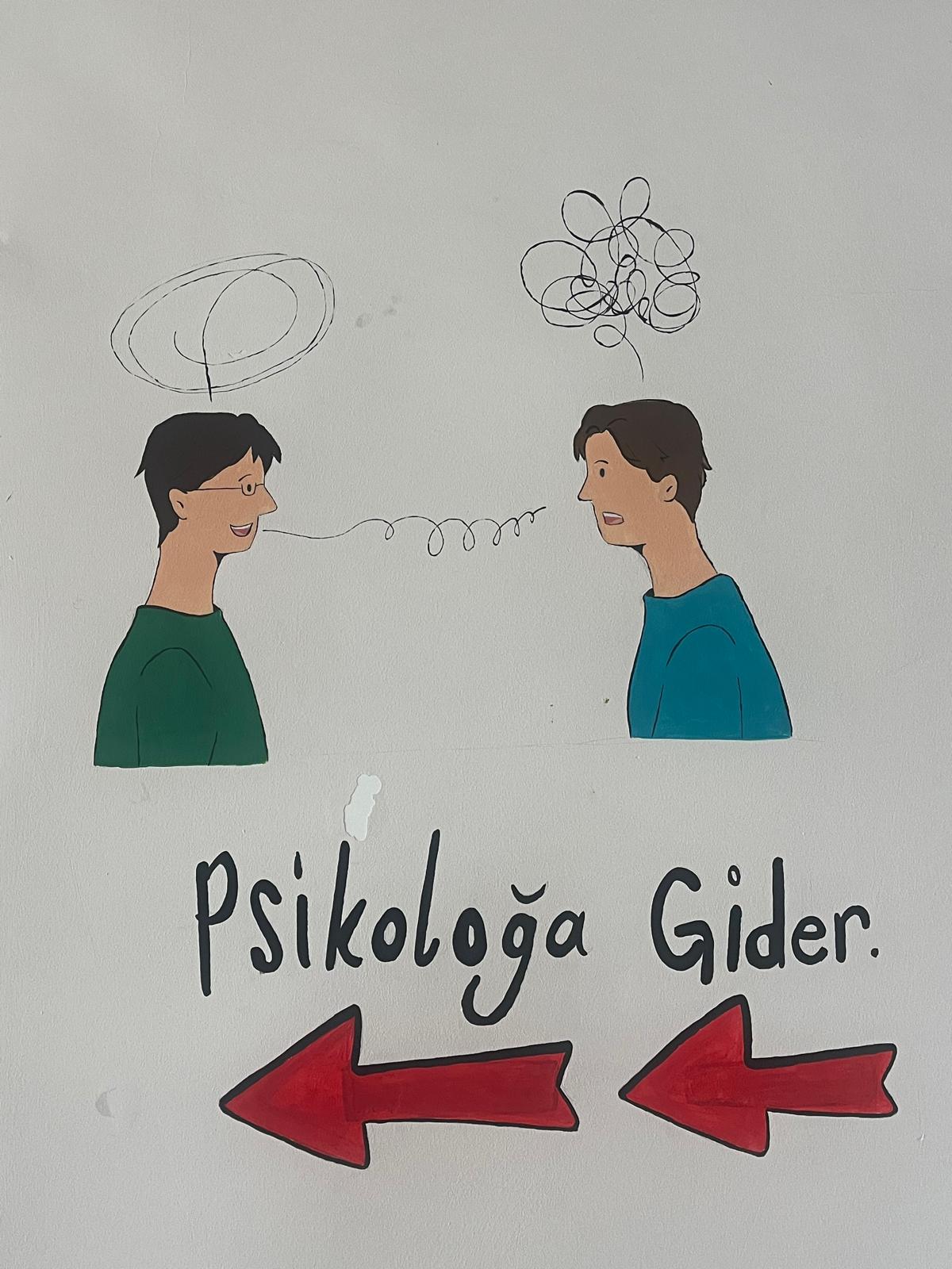 Öğrenciler Duvarları Sanatla buluşturdu