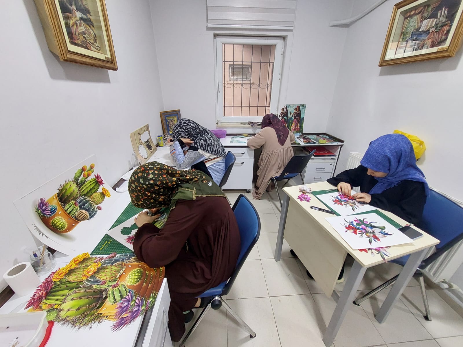 Güneykent ADEM’de Rölyef Kursu