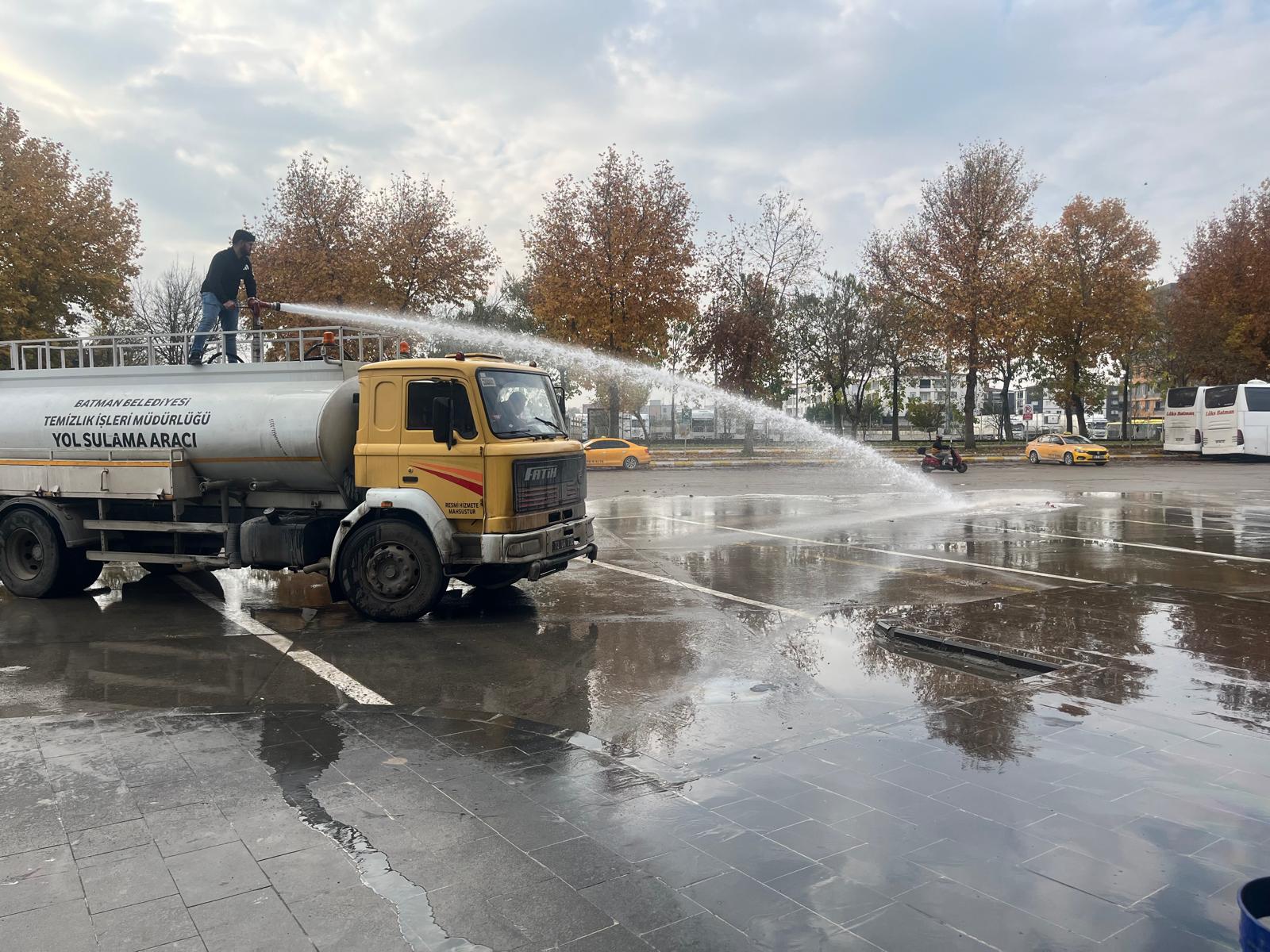 Batman Otogarı’nda Kapsamlı Temizlik Çalışması