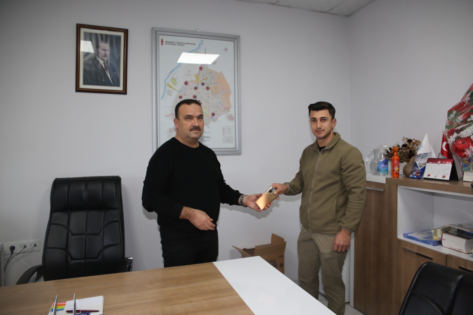 Eğitim Dalışında Bulunan Telefon Sahibine Teslim Edildi