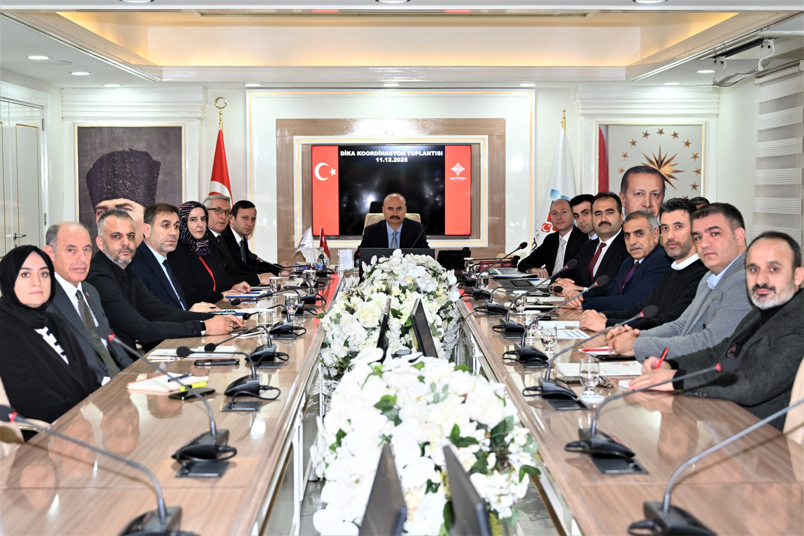 DİKA Koordinasyon Toplantısı Vali Canalp Başkanlığında Yapıldı