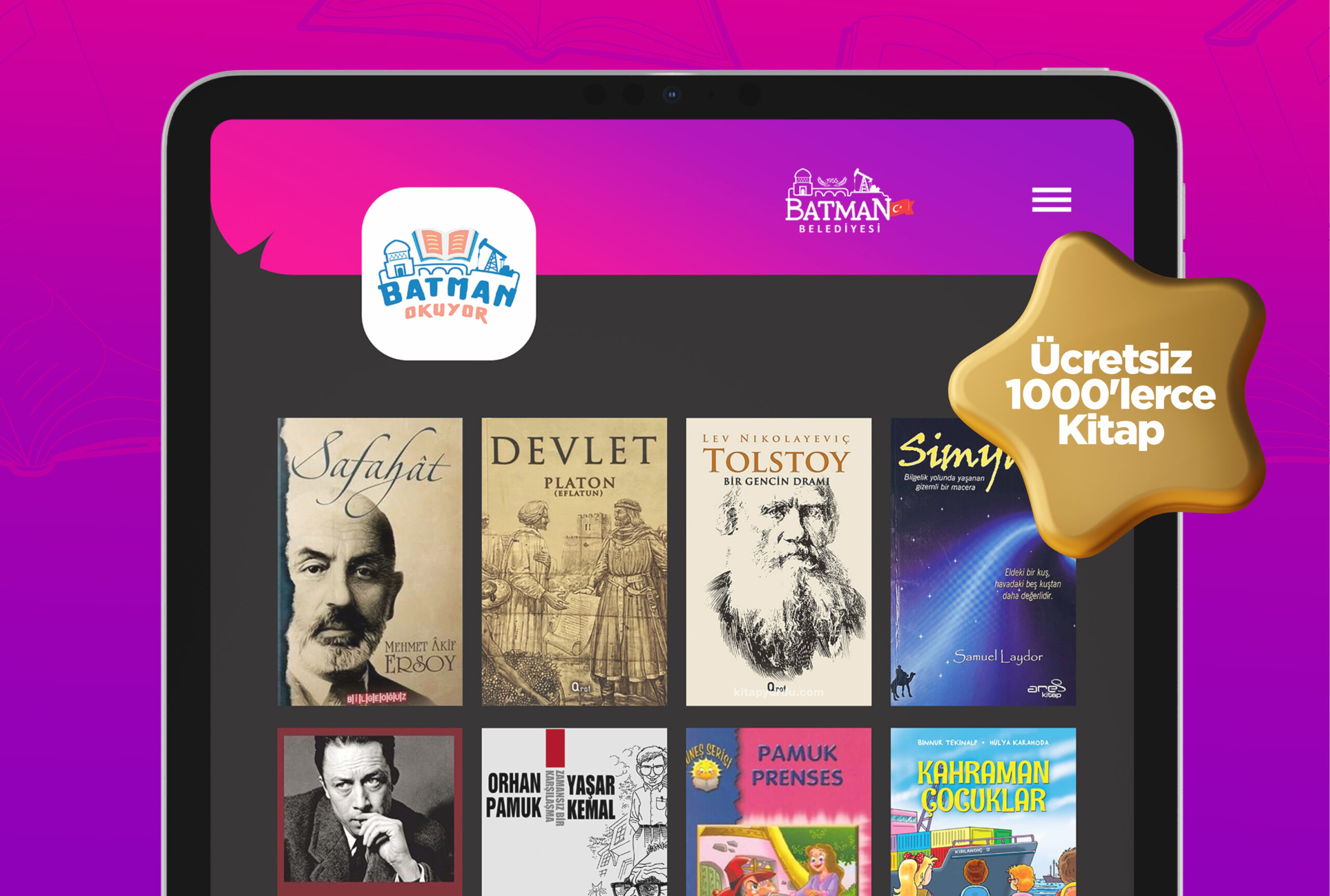 Belediyeden Mobil Dijital Kütüphane Hizmeti