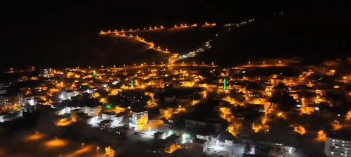 Gercüş’ün Akşam Güzelliği Mest Etti