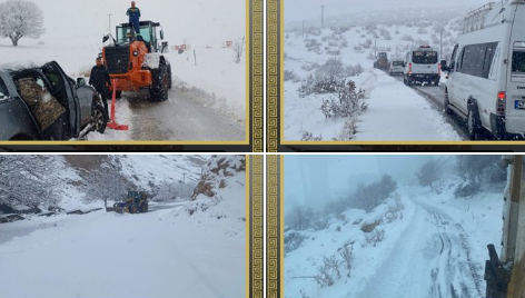 Hasankeyf’te Karla Mücadele Çalışmaları Aralıksız Sürüyor