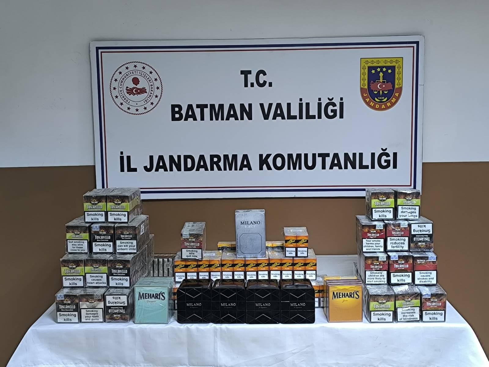 Batman’da Gümrük Kaçağı Sigara ve Alkol Operasyonu