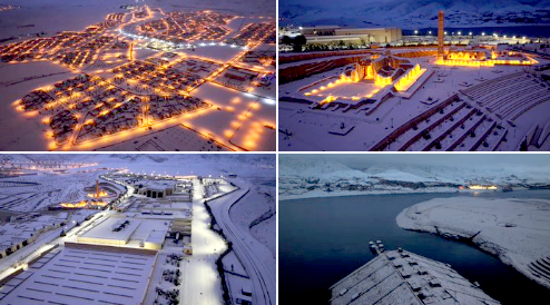 Hasankeyf’te Kar Güzelliği