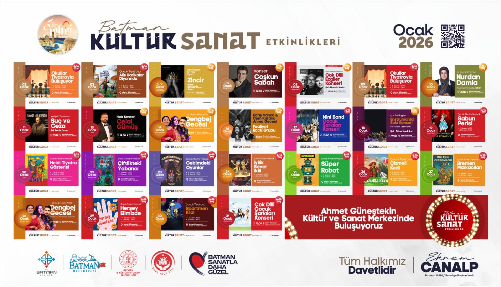 25 Günde 45 Kültür ve Sanat Etkinliği