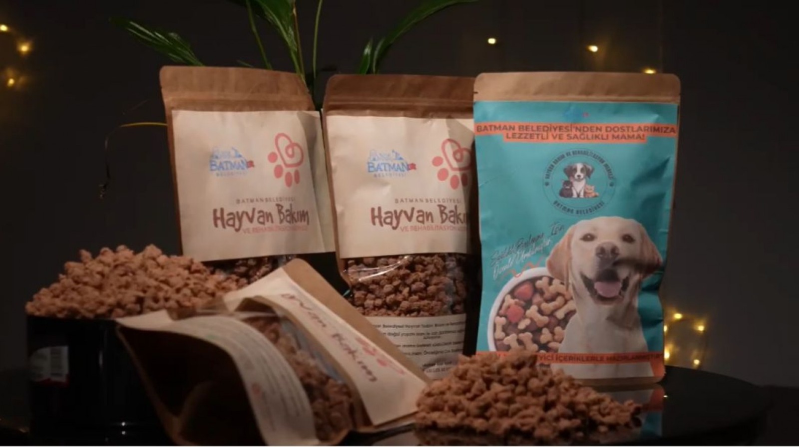 147 ton yemek artıkları mama oldu