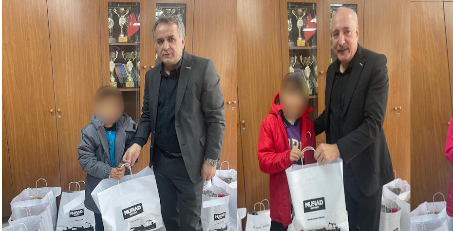 MÜSİAD’tan 850 öğrenciye kışlık destek