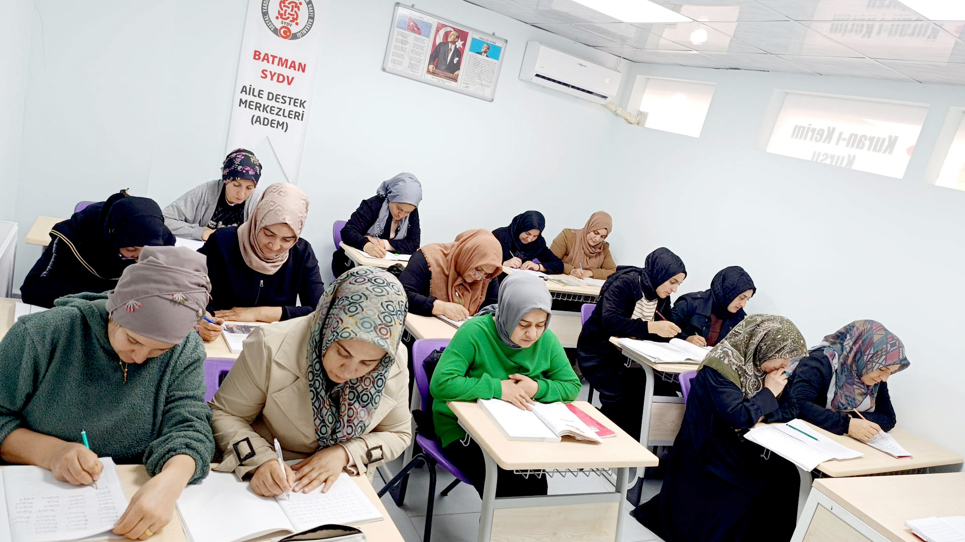 Okuma Yazma Kurslarına Yoğun İlgi