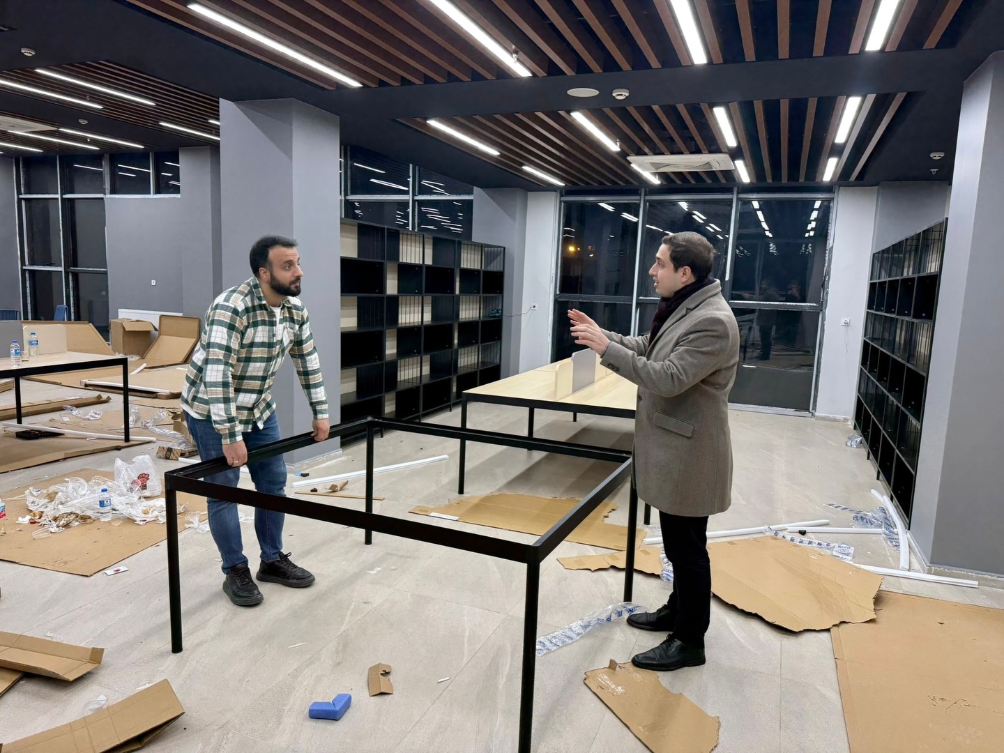 Sason İlçe Halk Kütüphanesi Açılışa Hazırlanıyor