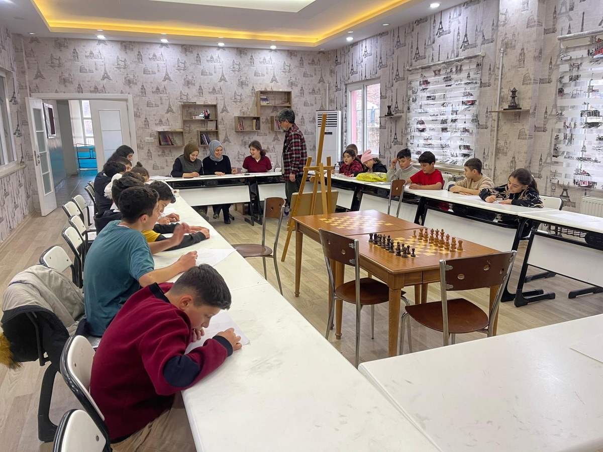 Sason’da Resim Kursları Başladı