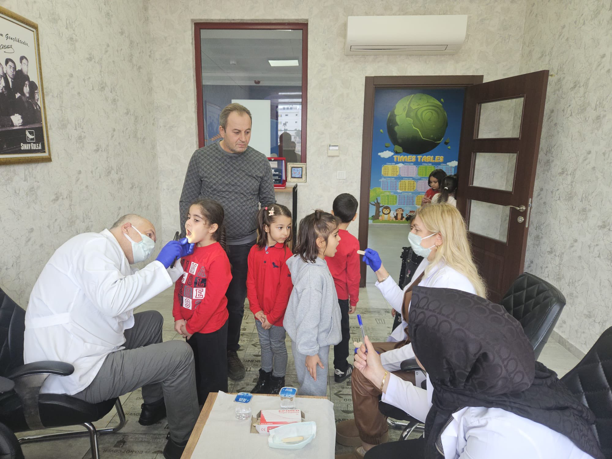 Sınav Koleji’nde Ağız ve Diş Sağlığı Taraması Yapıldı