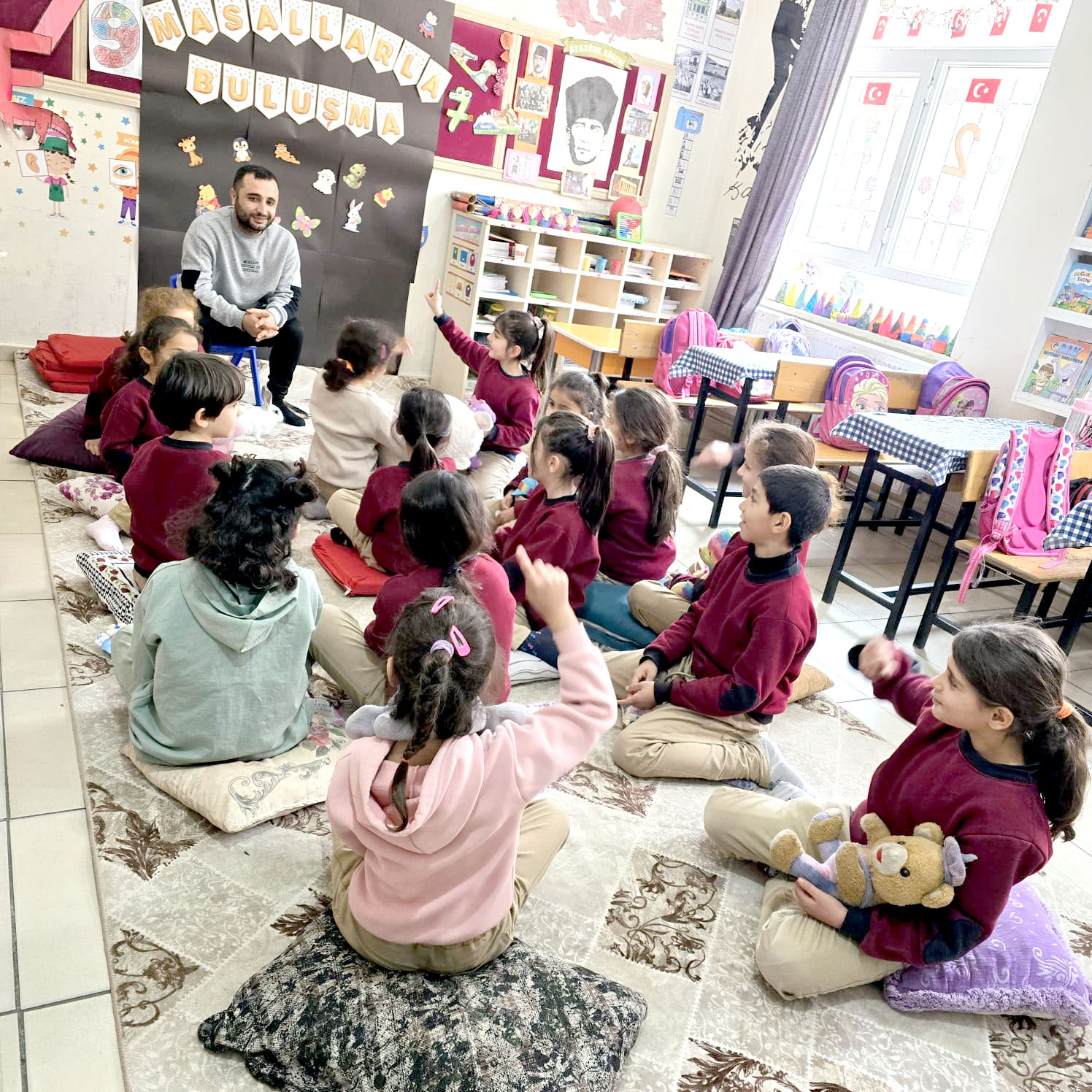 Masalların büyülü dünyasına yolculuk yaptılar