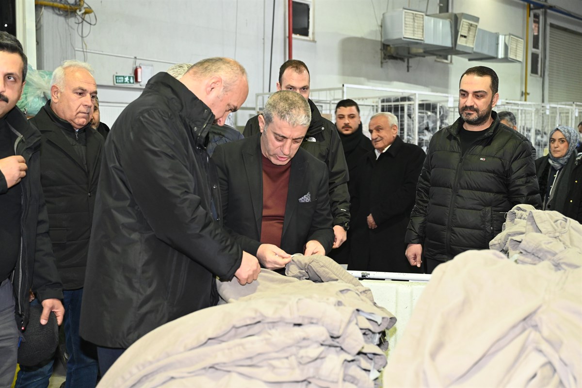 OSB’de Üretim Yapan Denim Gold Moda Tekstil Firmasını ziyaret etti