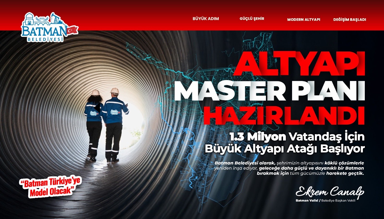 Batman’ın 50 Yıllık Altyapı Geleceği Şekilleniyor