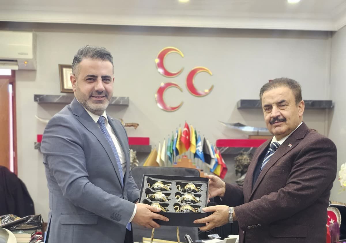 Hasankeyf Belediye Başkanı Tutuş’tan MHP İl Başkanlığı’na İade-i Ziyaret