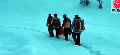 Sağlık Ekipleri Zorlu Kış Şartlarında 7/24 Görev Başında