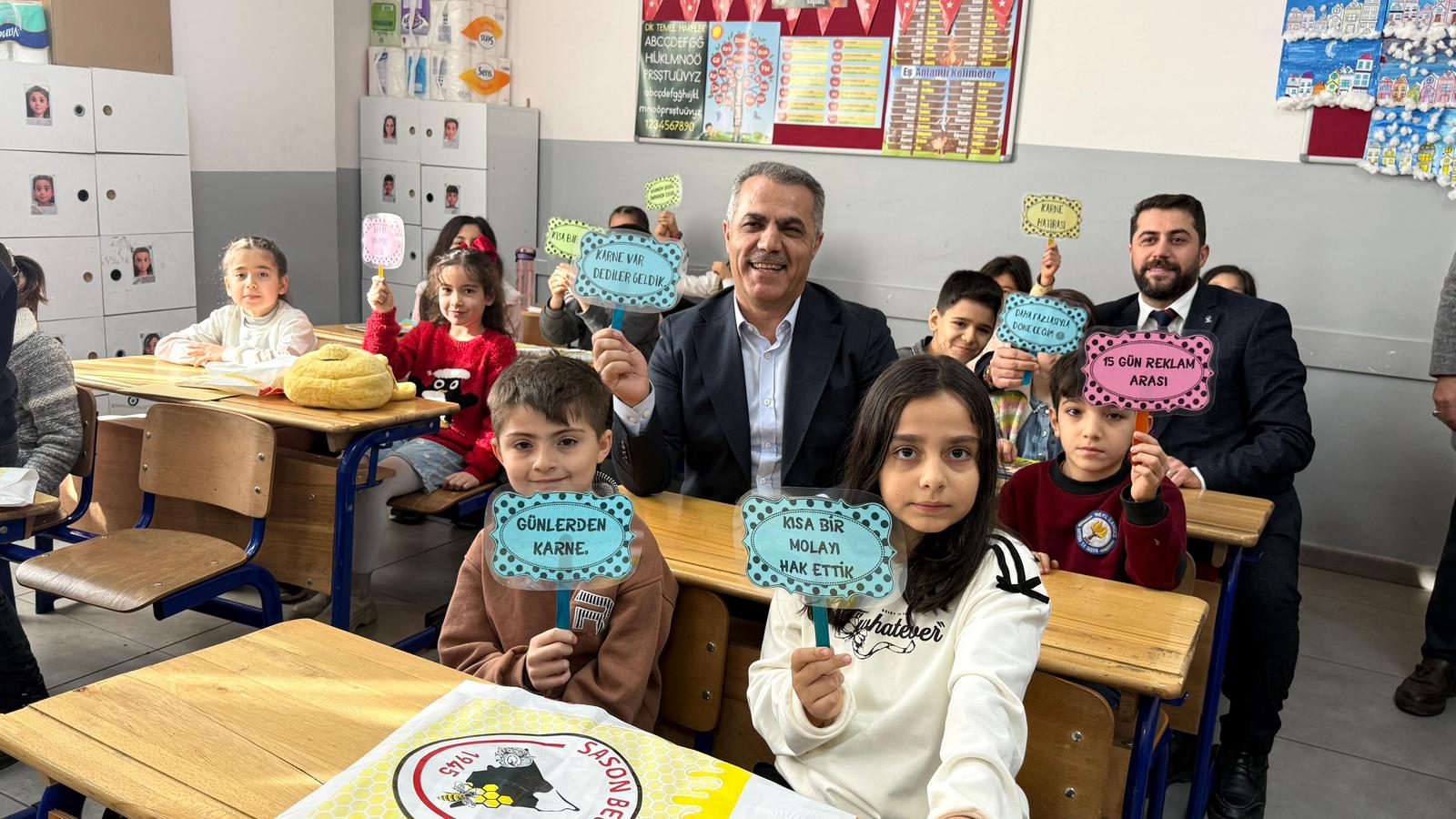 İl Başkanı Şansi, Sason’da karne heyecanına ortak oldu