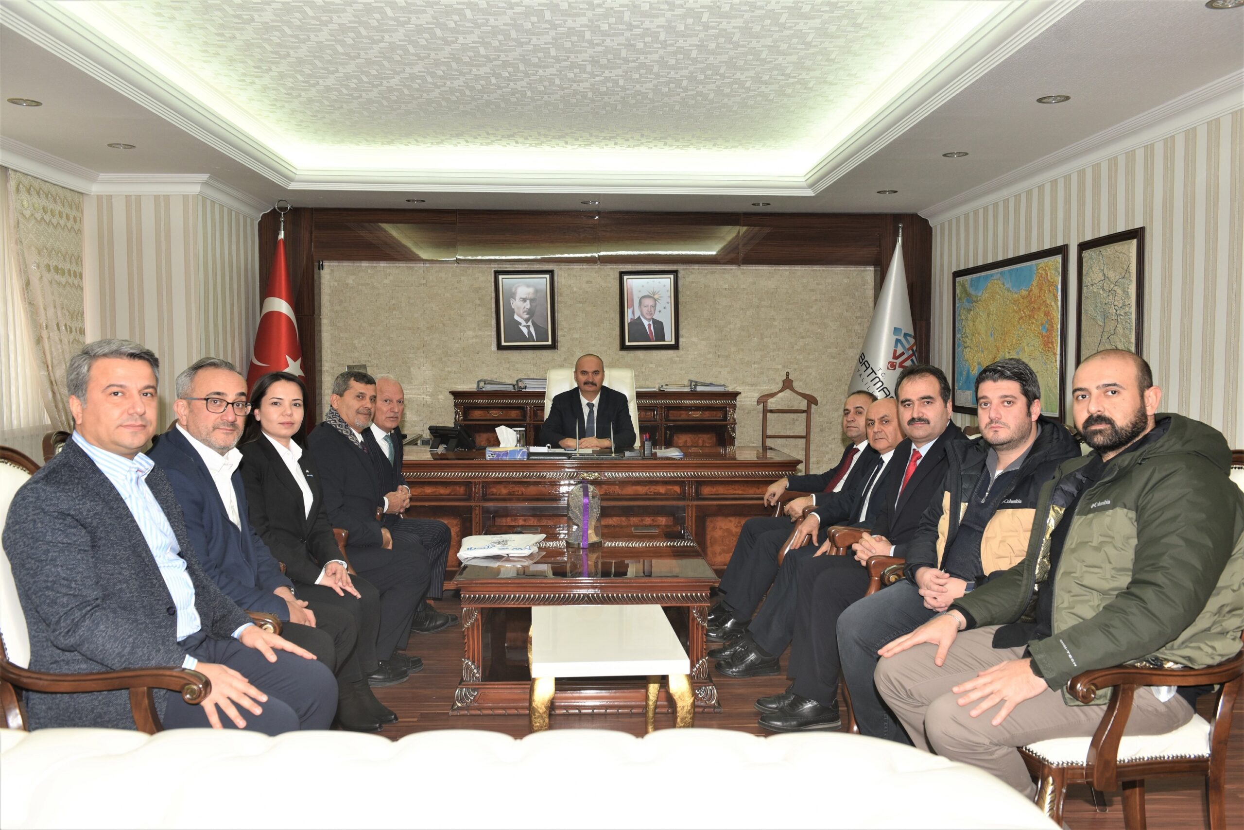 Bakanlık Heyetinden Vali Canalp’a ziyaret